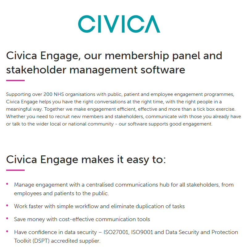 Civica Engage